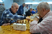 Заводской шахматный турнир с участием ветеранов завода